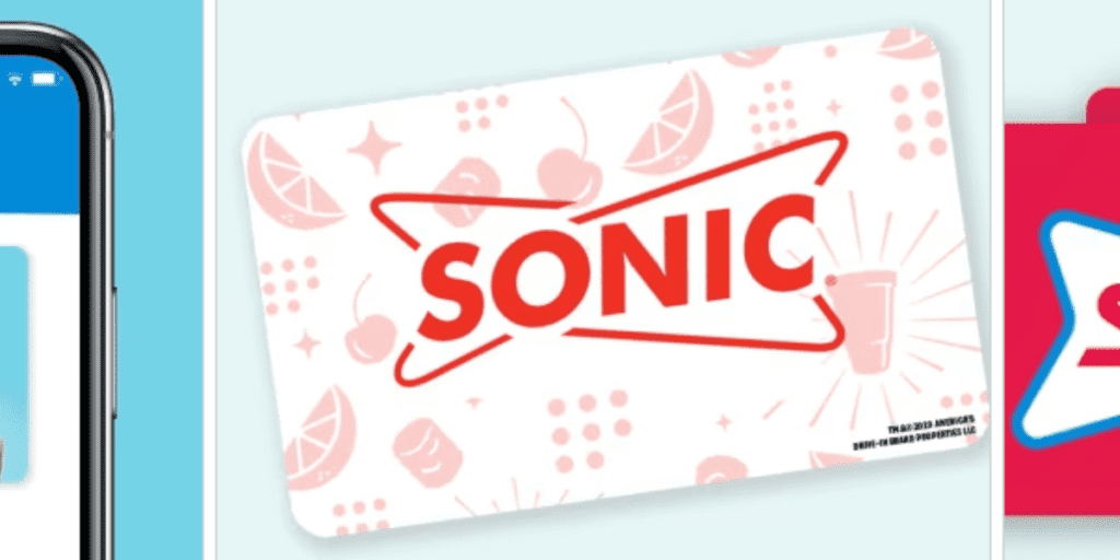 Sonic gift cards